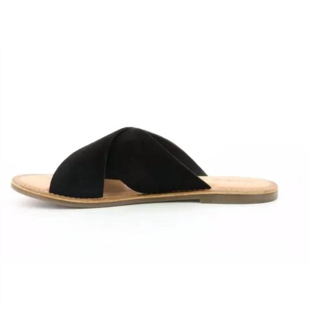 NEW KICKERS women's diaz slip-on in black